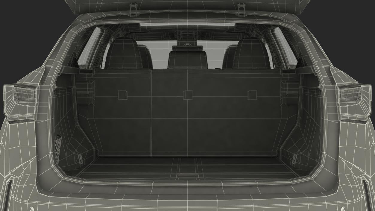 3D New 2024 Lexus NX Hybrid Grey Rigged