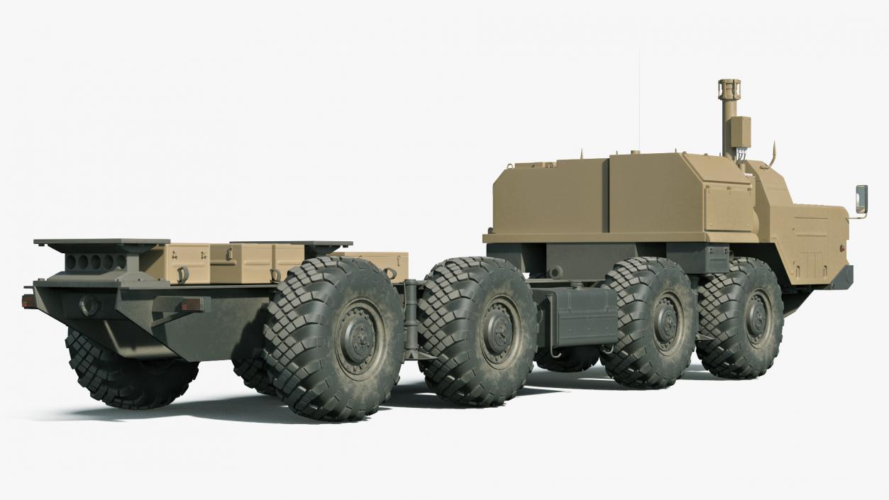 3D model MAZ 543M 8x8 Truck Desert