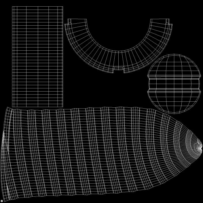 Wood Screw 2 3D