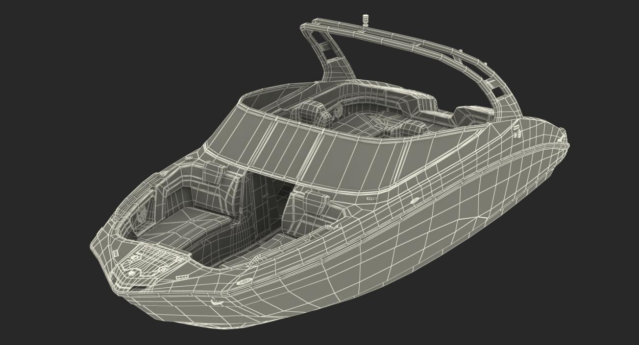 Luxury Sportboat Generic 3D model