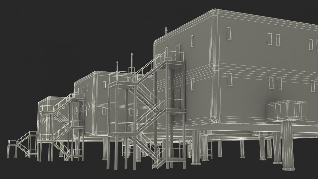 3D US Amundsen Scott South Pole Station