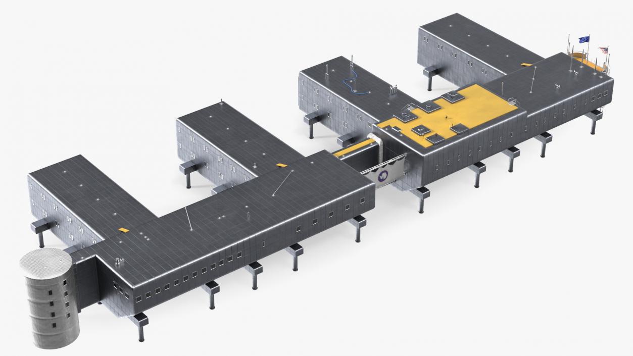 3D US Amundsen Scott South Pole Station