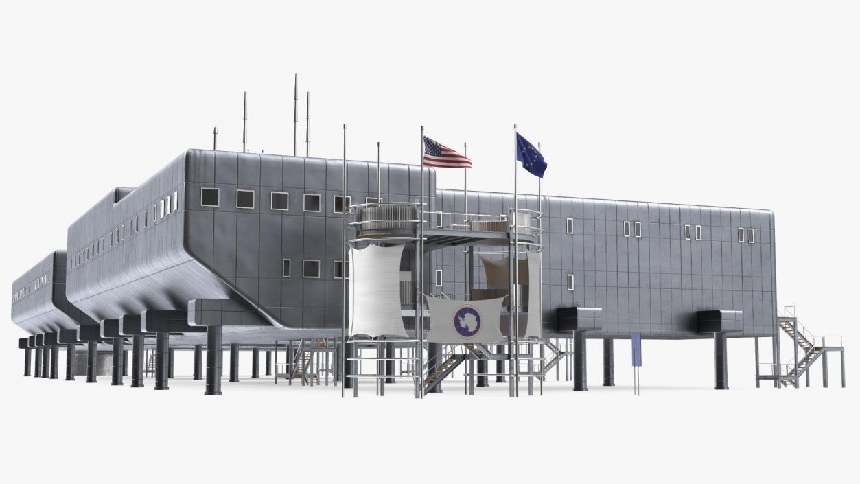 3D US Amundsen Scott South Pole Station