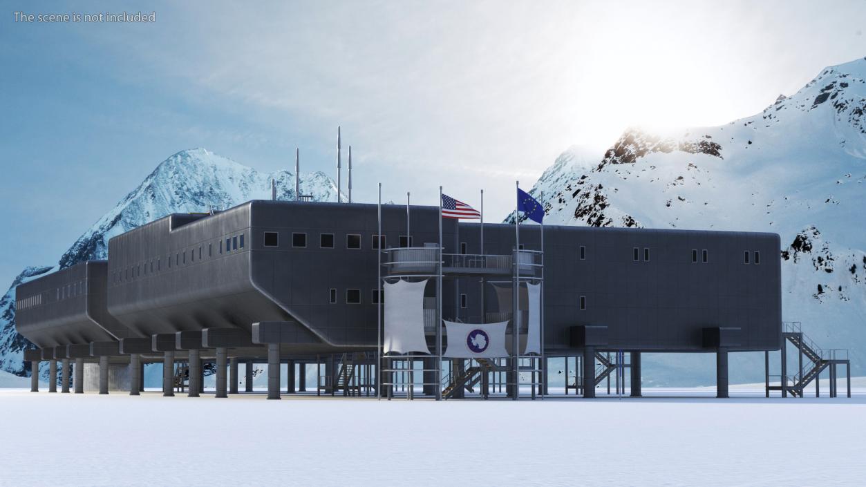 3D US Amundsen Scott South Pole Station