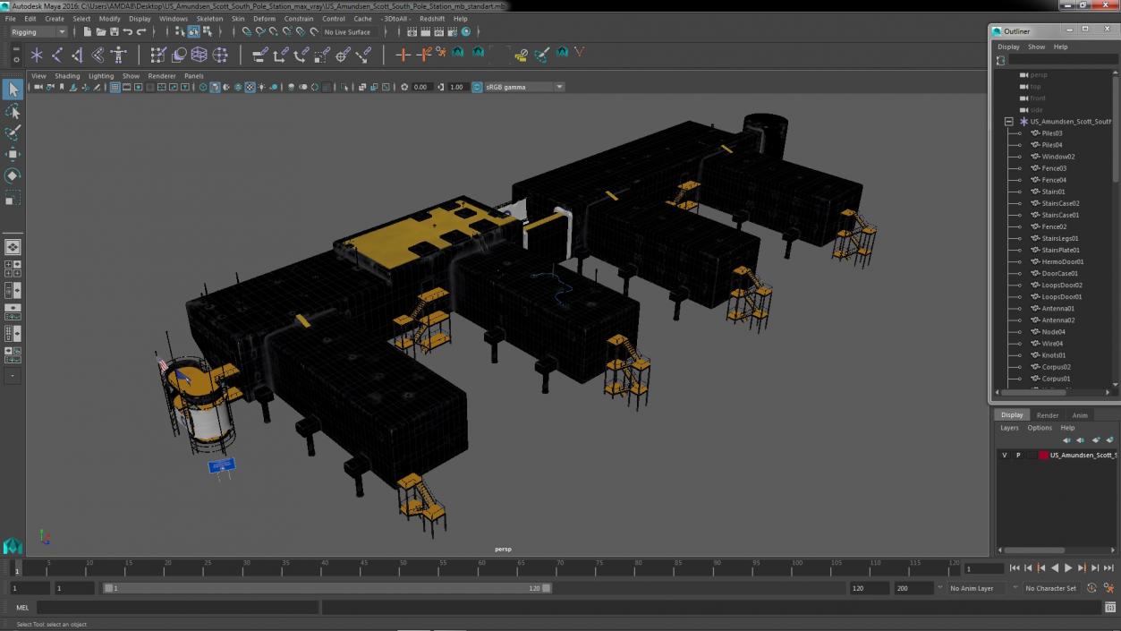 3D US Amundsen Scott South Pole Station