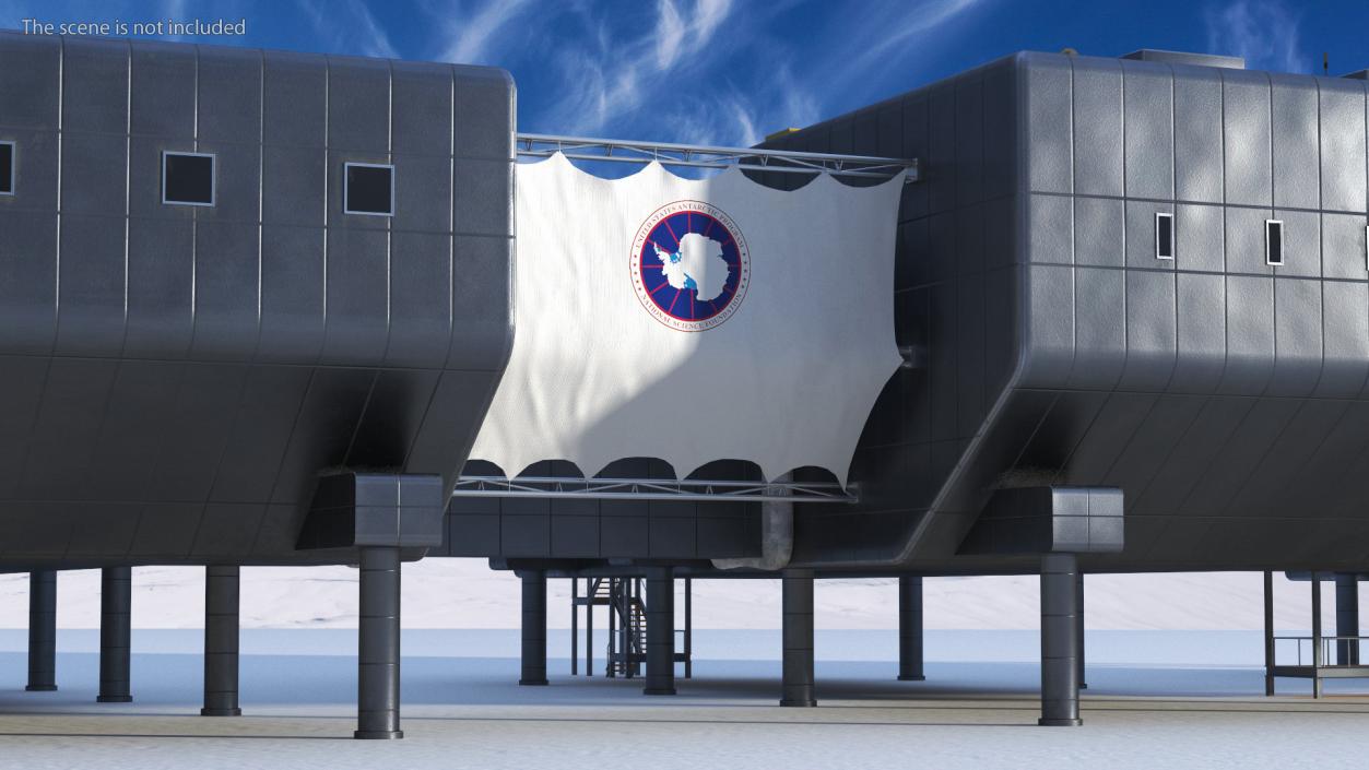 3D US Amundsen Scott South Pole Station