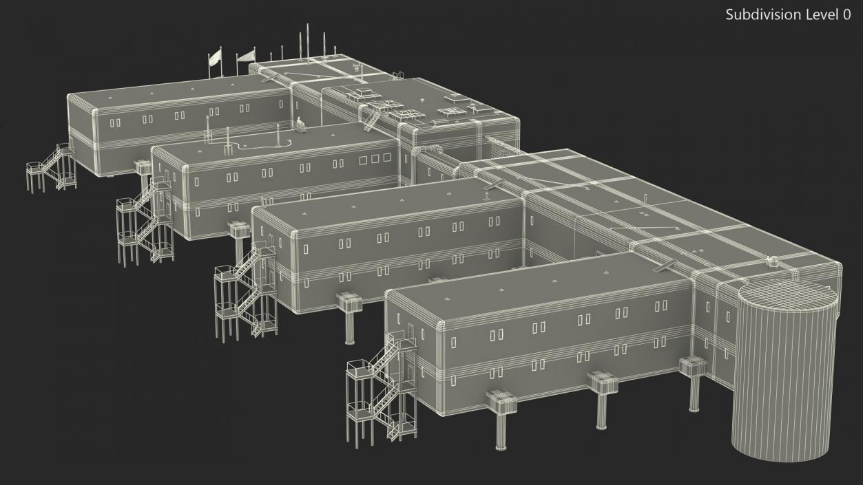 3D US Amundsen Scott South Pole Station