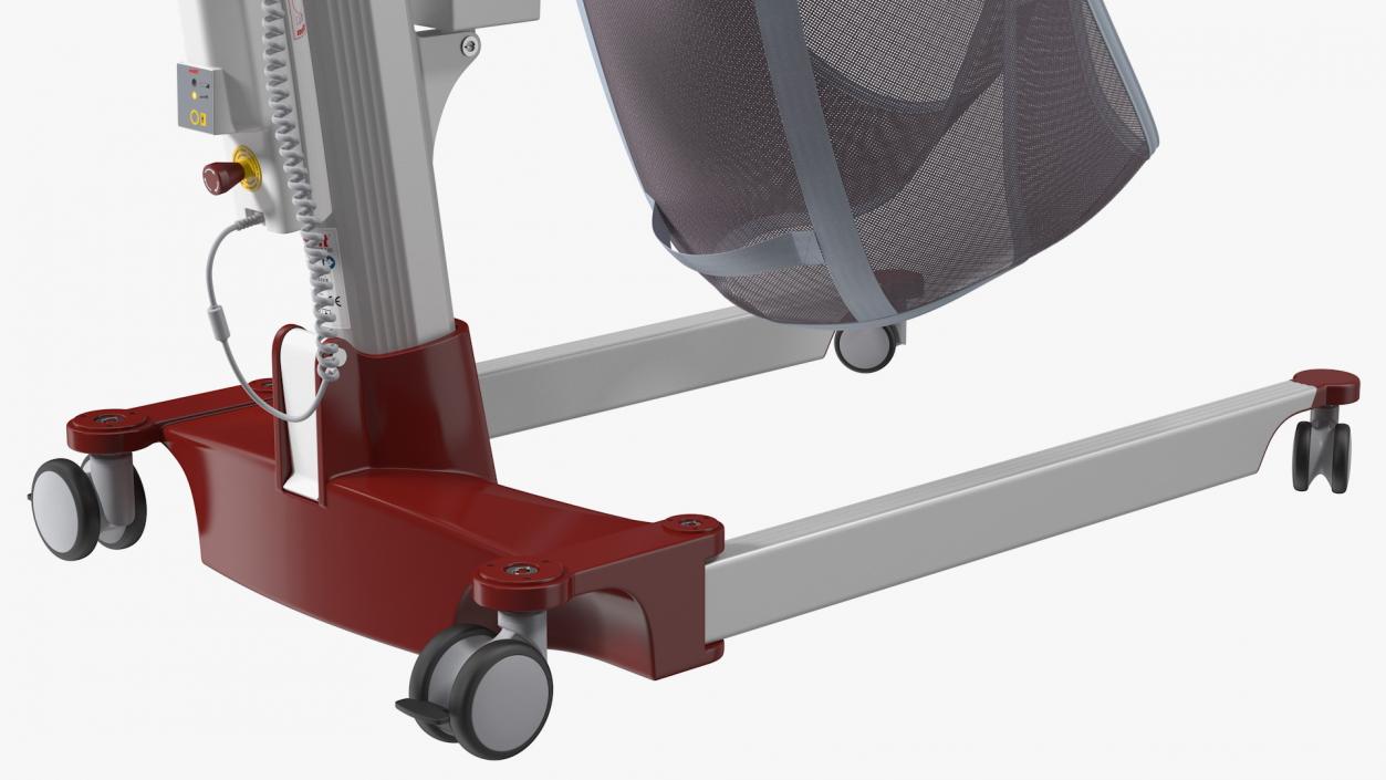 3D model Molift Mover 205 Patient Lift with EvoSling Rigged