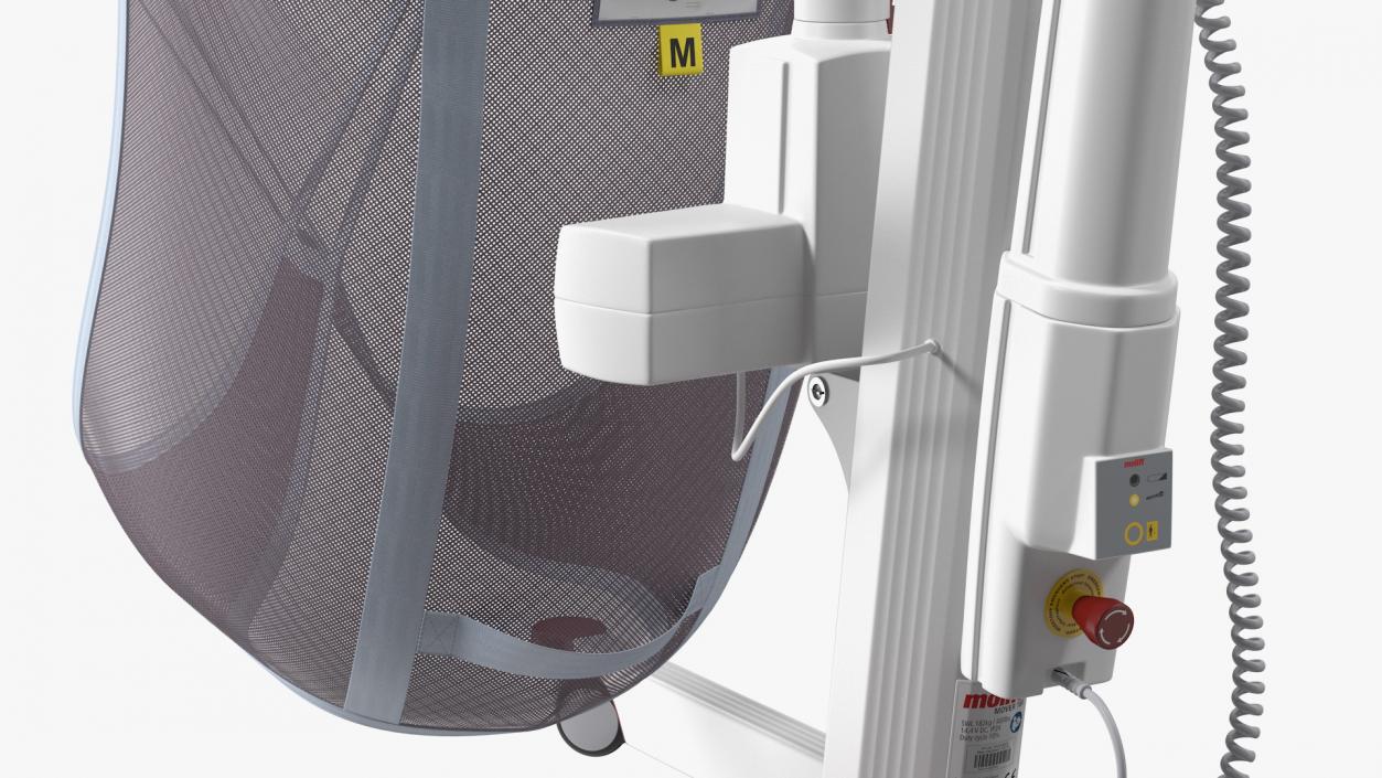 3D model Molift Mover 205 Patient Lift with EvoSling Rigged