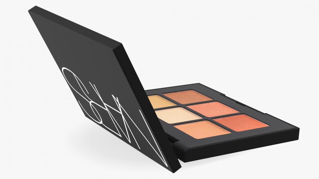 3D NARS Cosmetics Voyageur Eyeshadow Palette Copper model