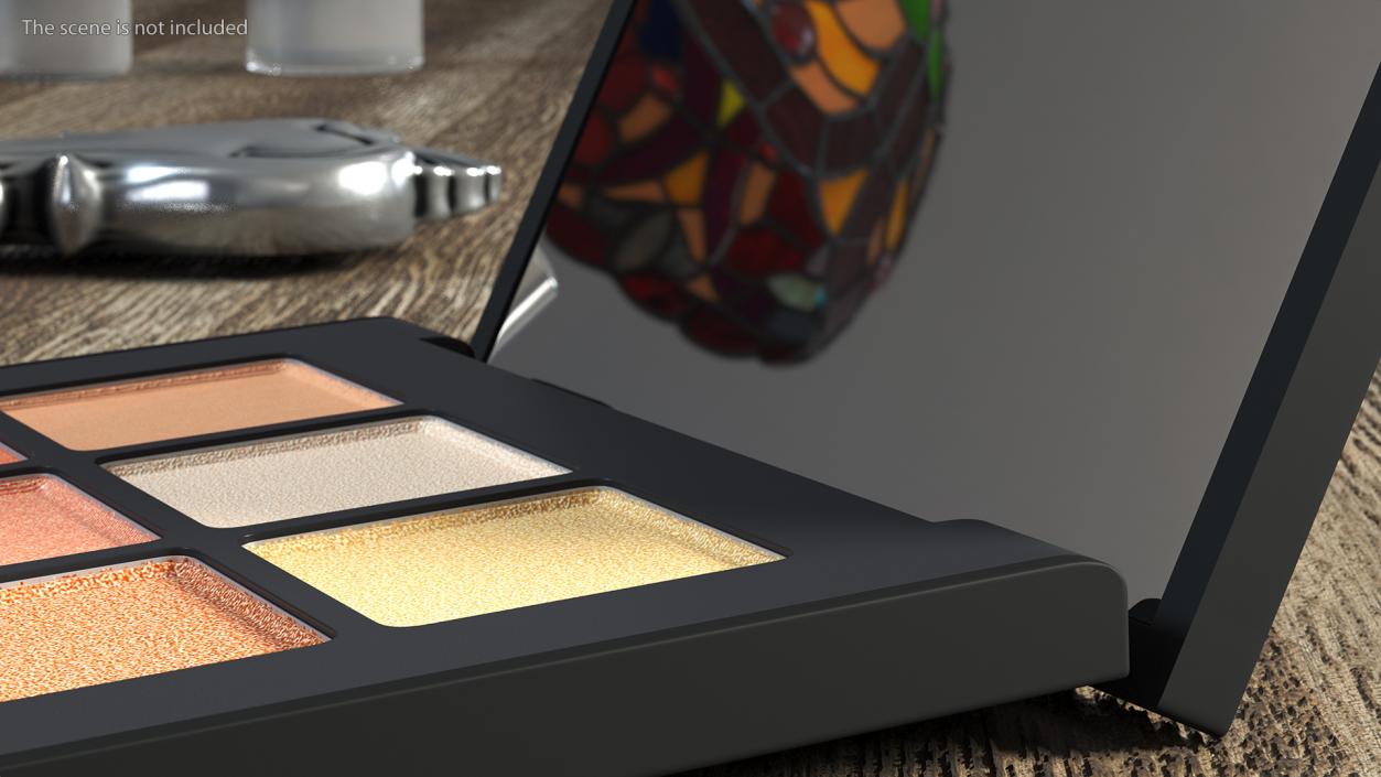 3D NARS Cosmetics Voyageur Eyeshadow Palette Copper model