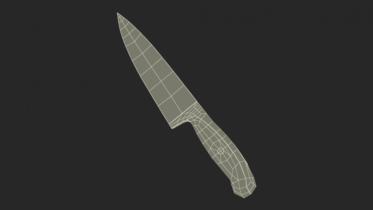 Classic Chefs Knife 3D model