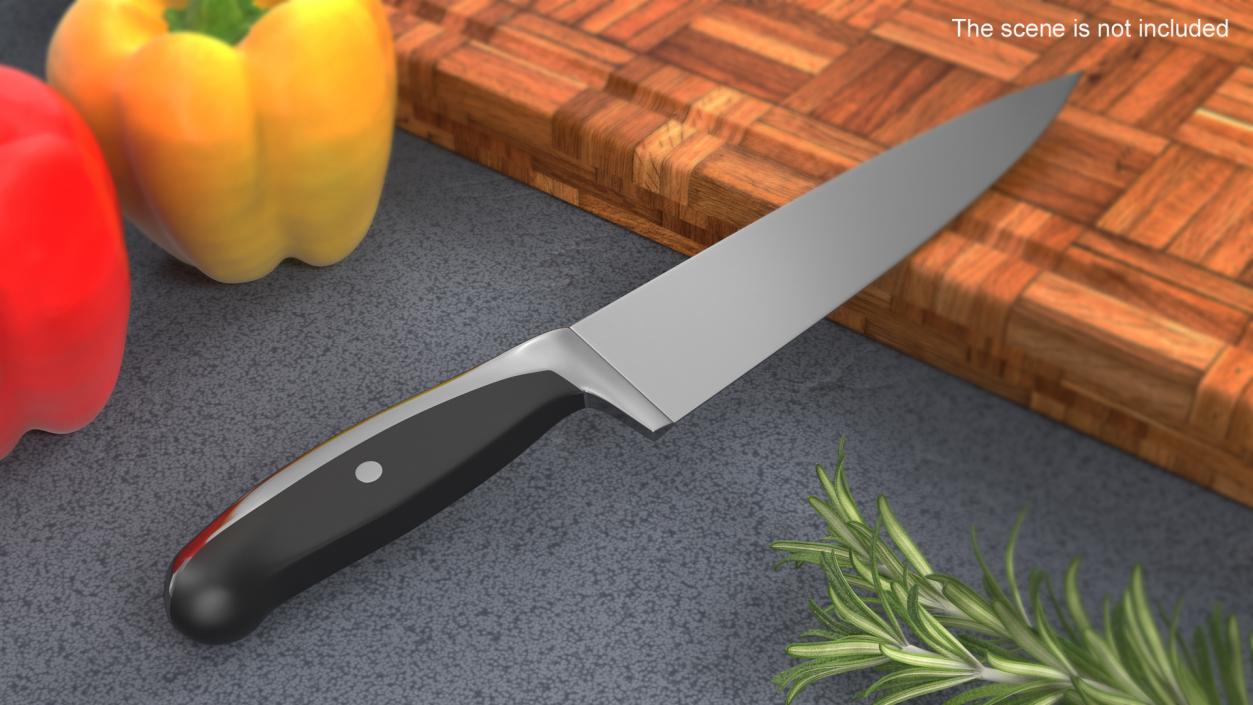 Classic Chefs Knife 3D model