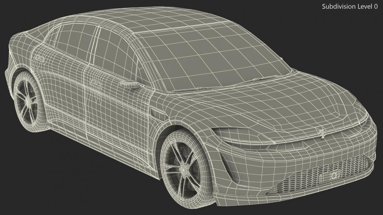 3D model Sony Vision S Rigged