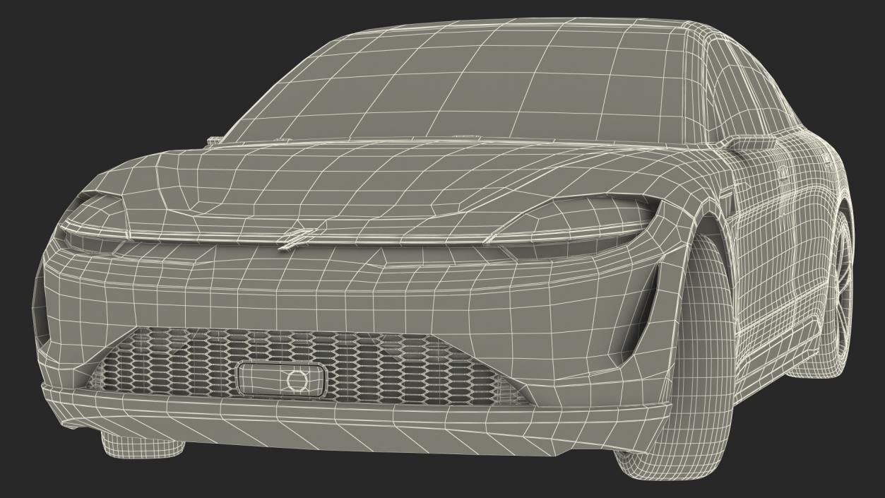 3D model Sony Vision S Rigged