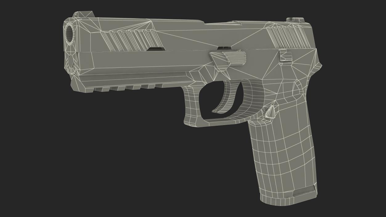 3D SIG Sauer P320 Game Weapon