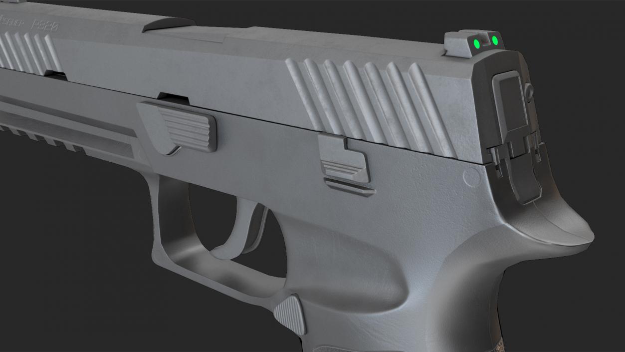 3D SIG Sauer P320 Game Weapon