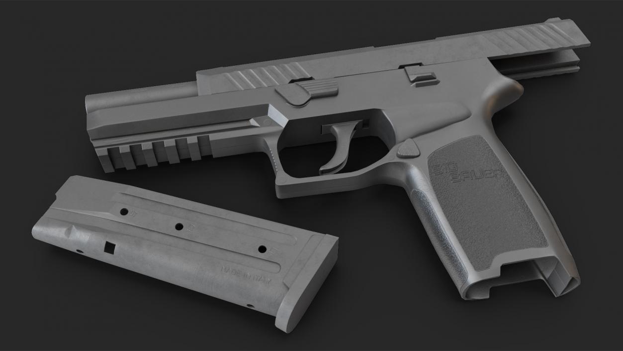 3D SIG Sauer P320 Game Weapon