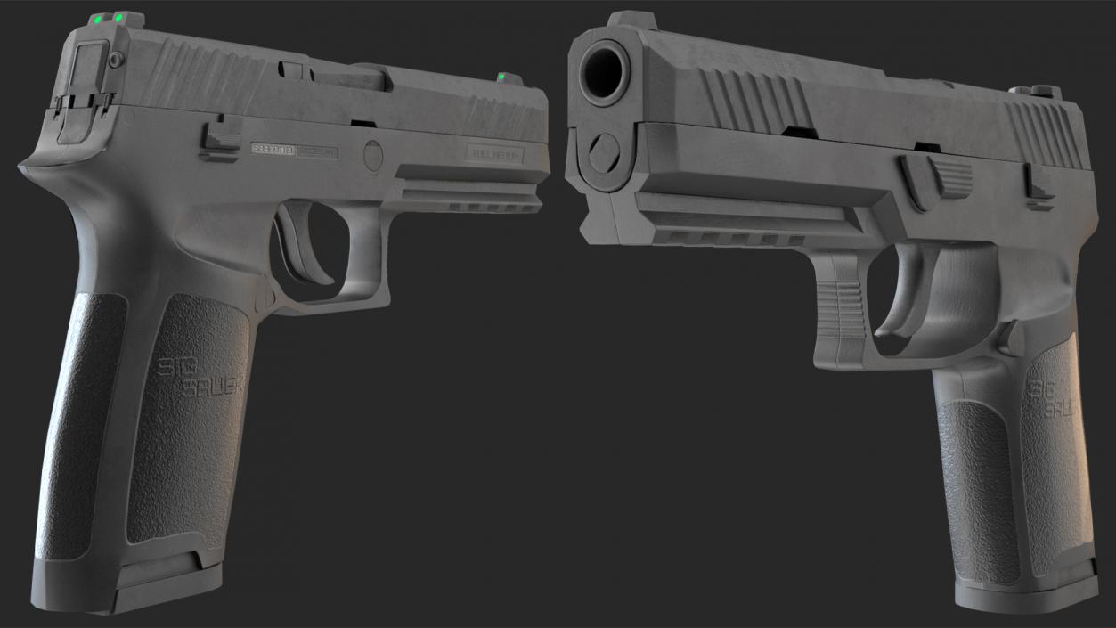 3D SIG Sauer P320 Game Weapon