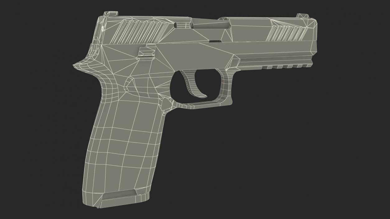 3D SIG Sauer P320 Game Weapon