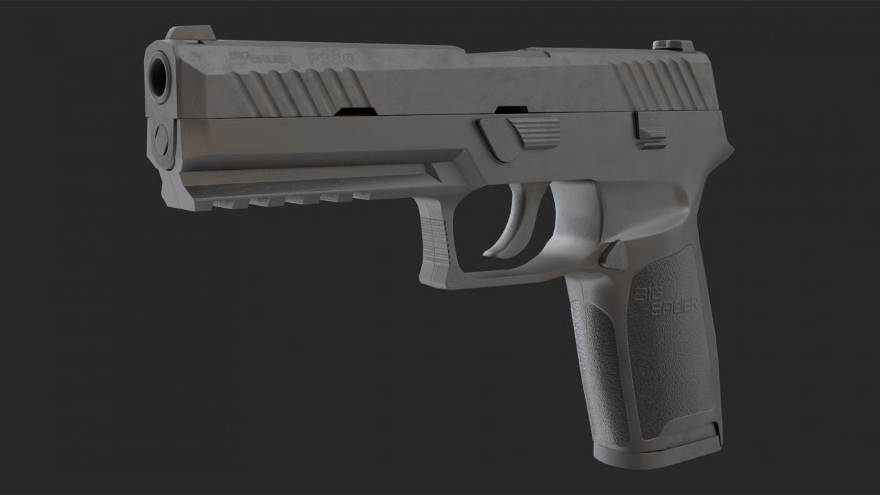 3D SIG Sauer P320 Game Weapon