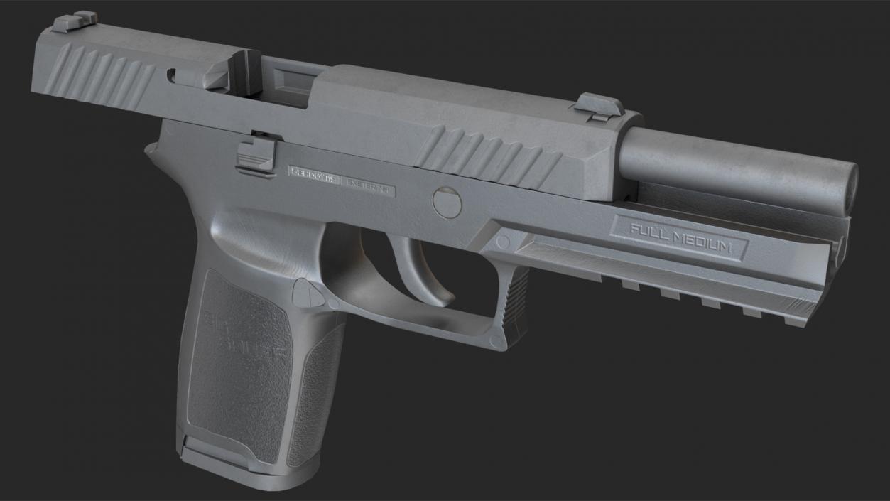 3D SIG Sauer P320 Game Weapon