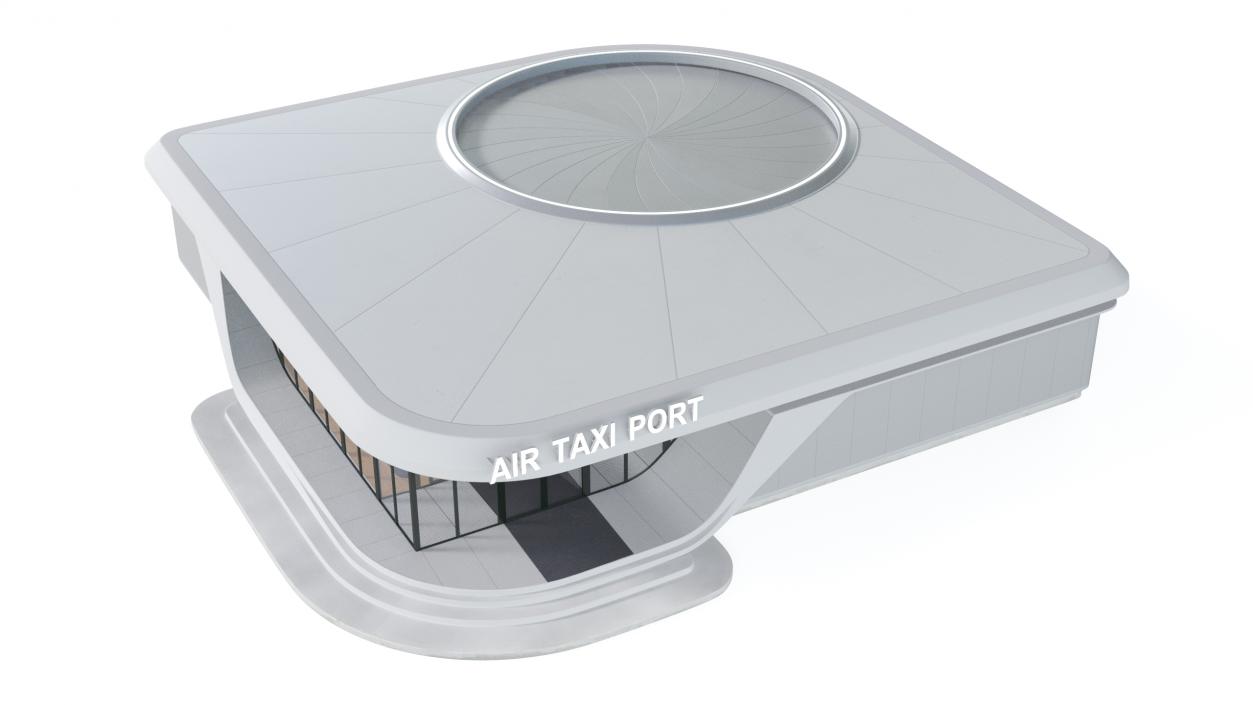 3D Air Taxi Port model