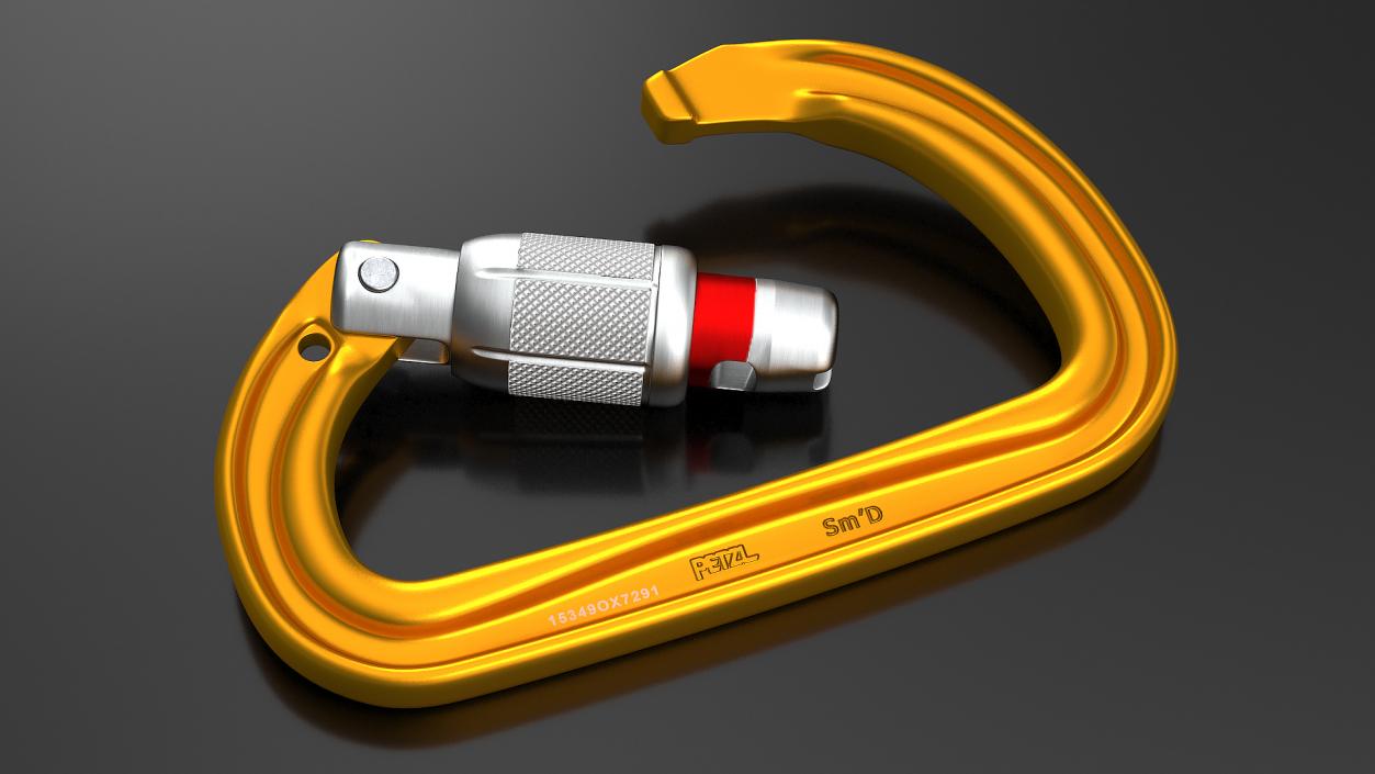 Petzl SMD Locking Carabiner 3D