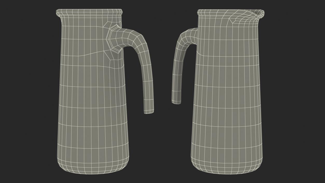 3D Glass Jugs Collection 2 model