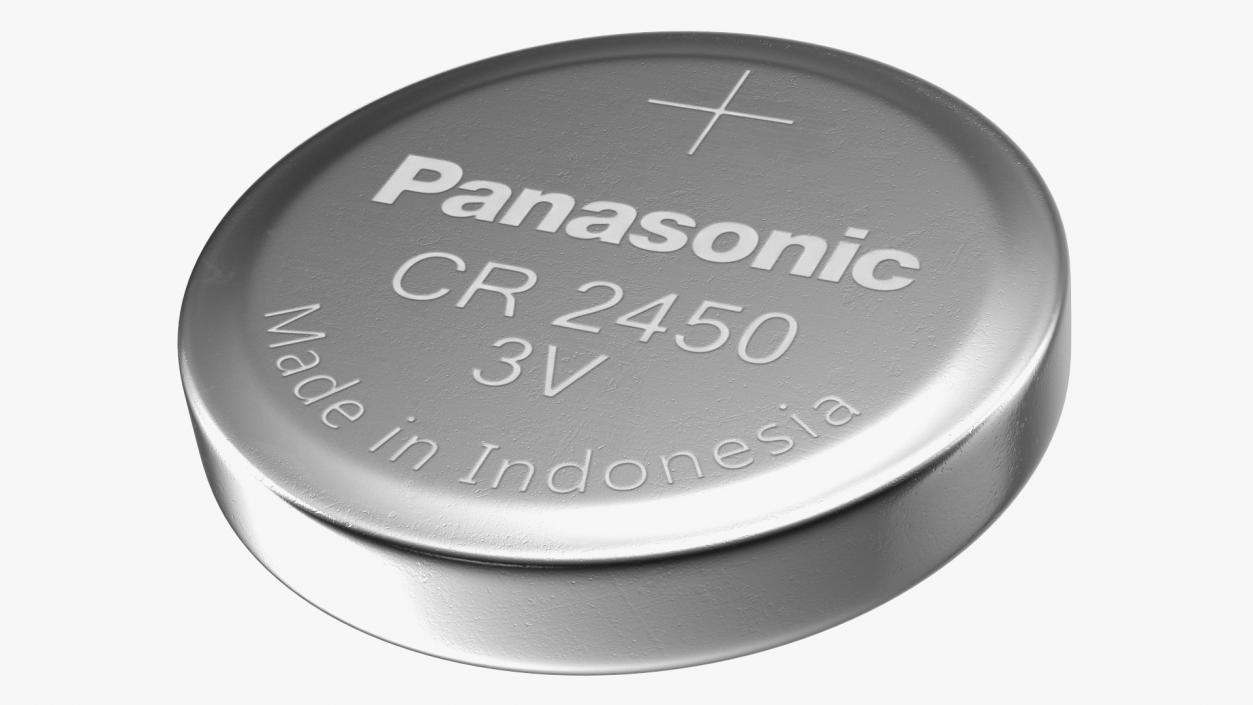 3D Button Cell Battery Panasonic CR2450