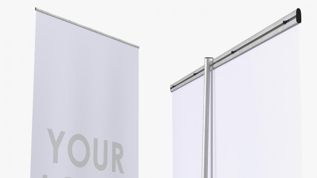 3D model Roll Up Banner Stand