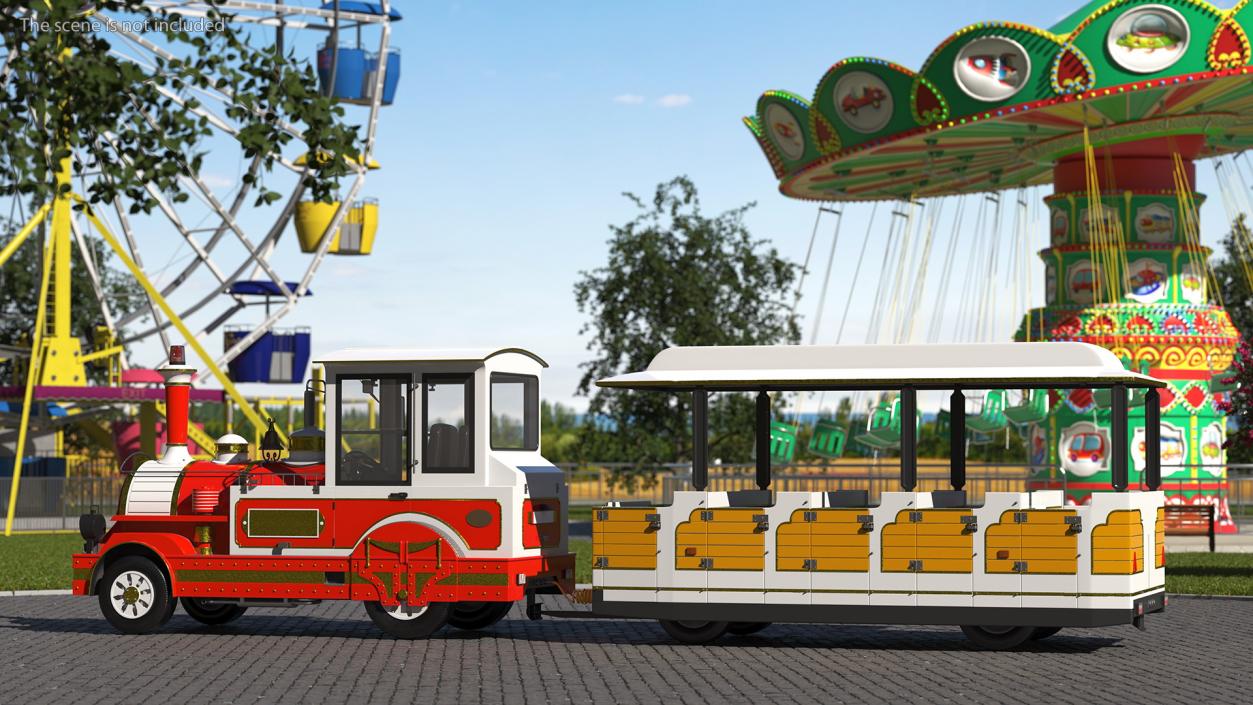 3D Tourist Train model