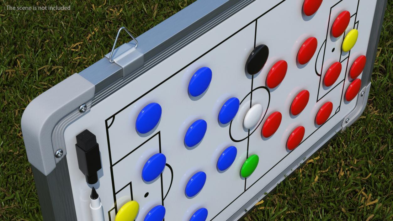 Football Coaching Board Fur 3D