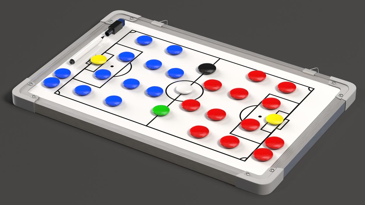 Football Coaching Board Fur 3D