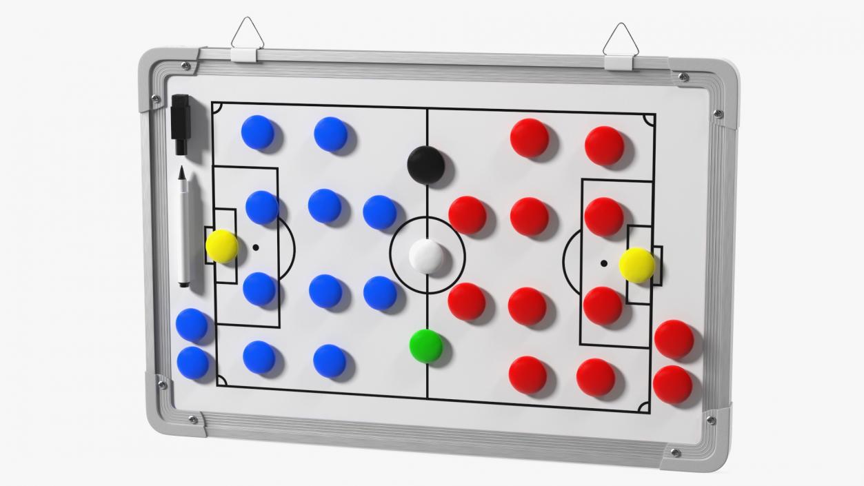 Football Coaching Board Fur 3D