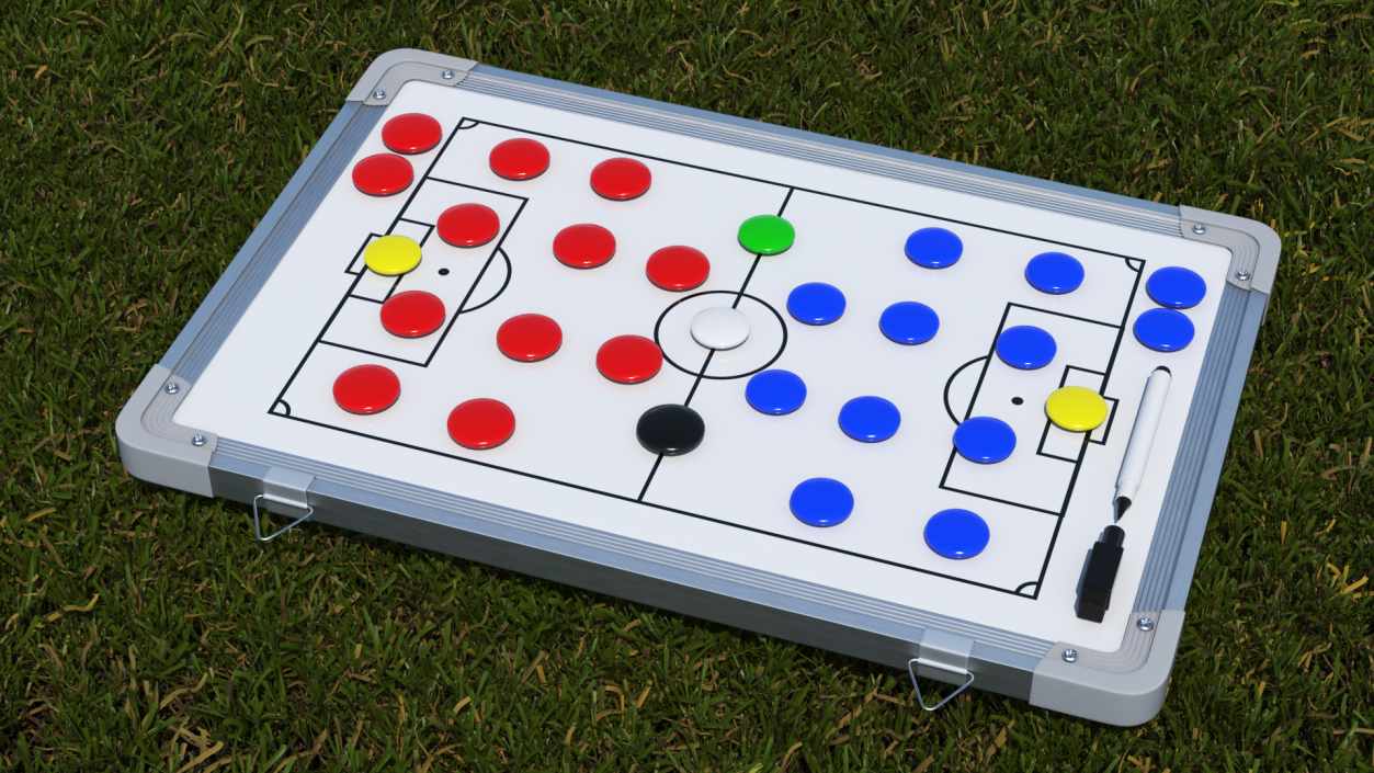 Football Coaching Board Fur 3D