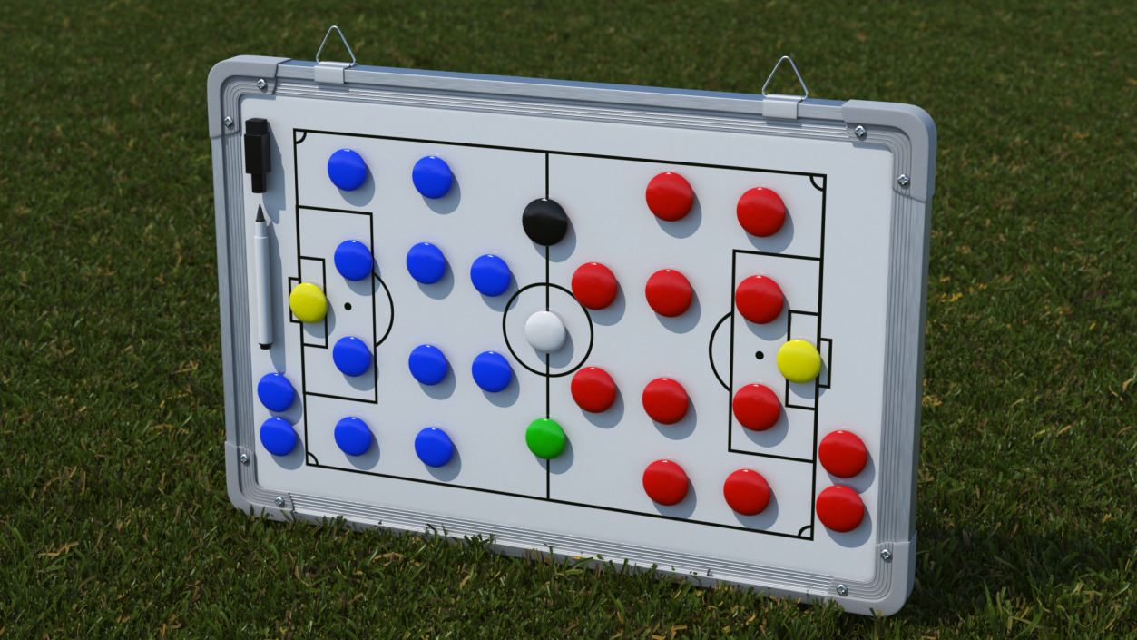 Football Coaching Board Fur 3D