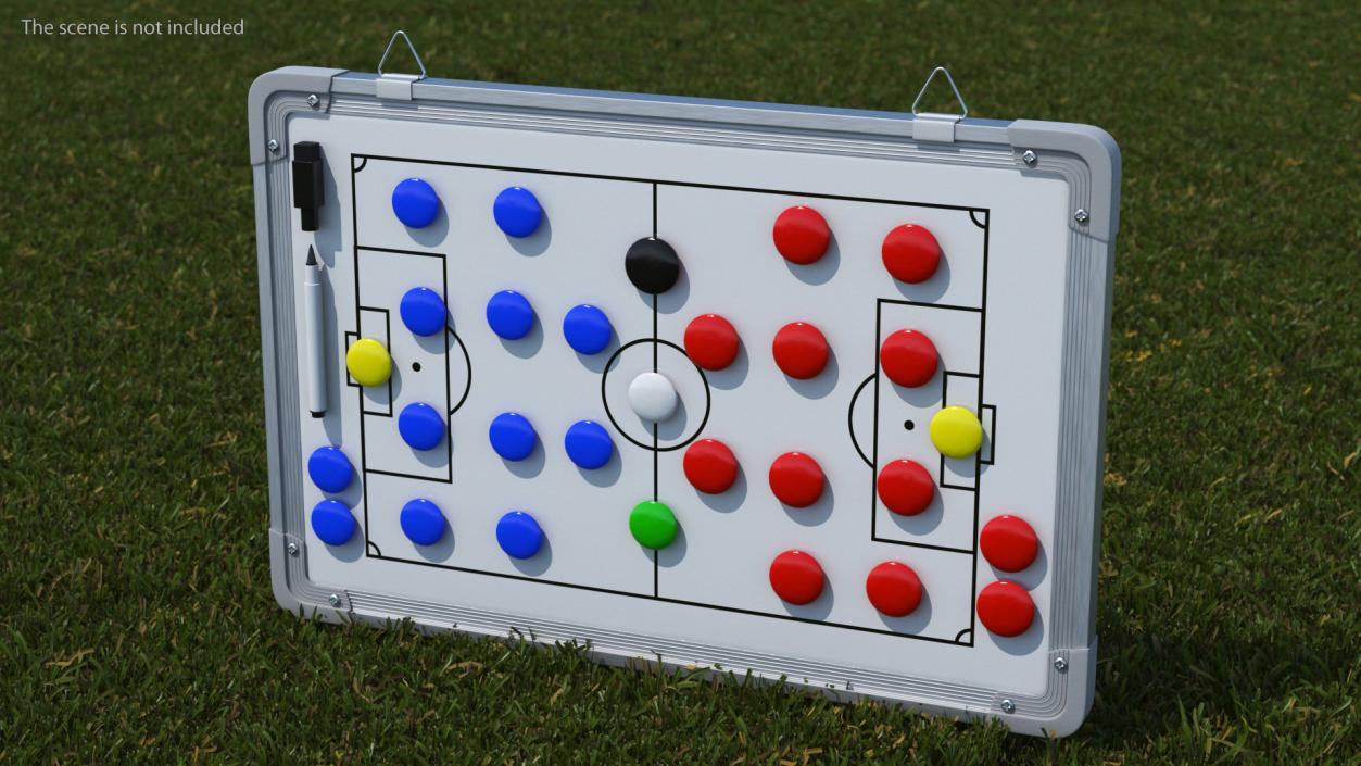 Football Coaching Board Fur 3D