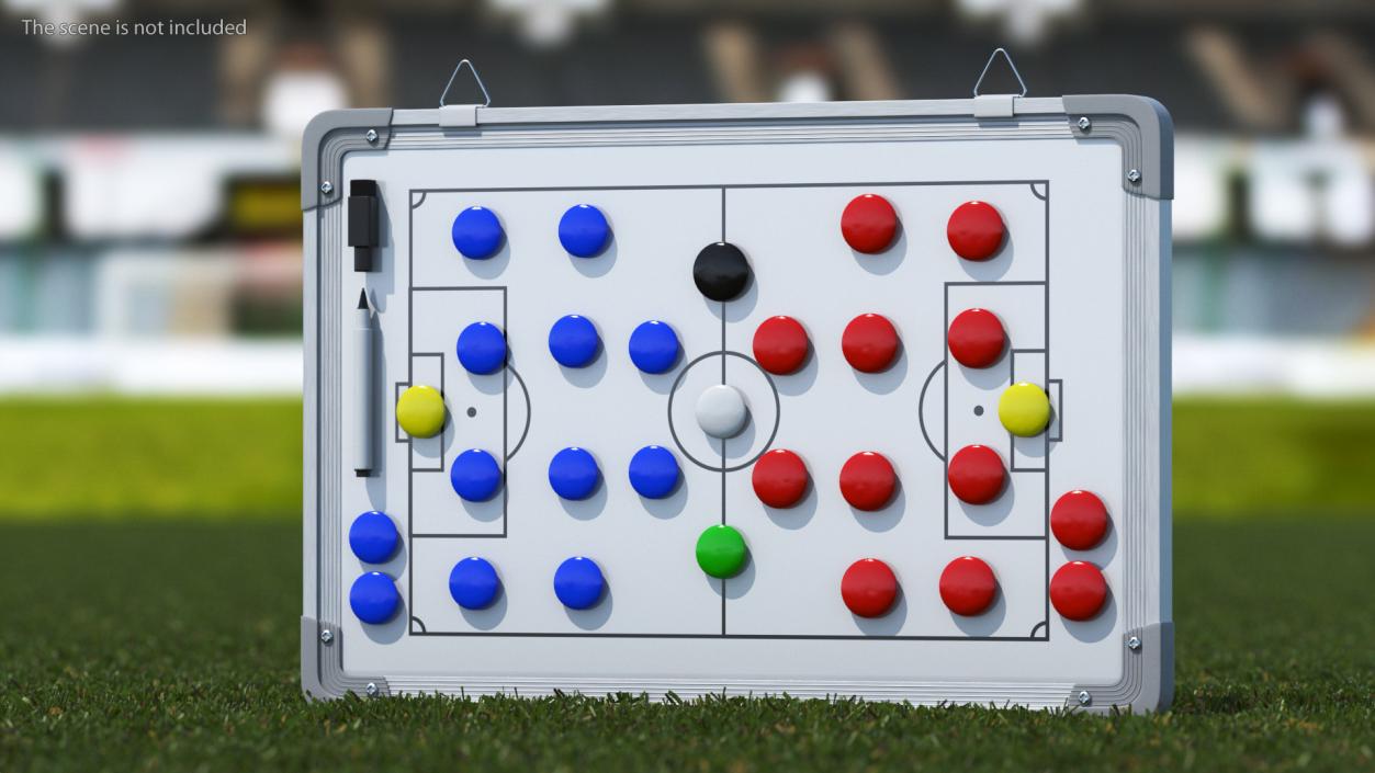 Football Coaching Board Fur 3D