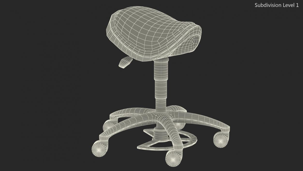 Planmeca Olo Dental Saddle Stool 3D