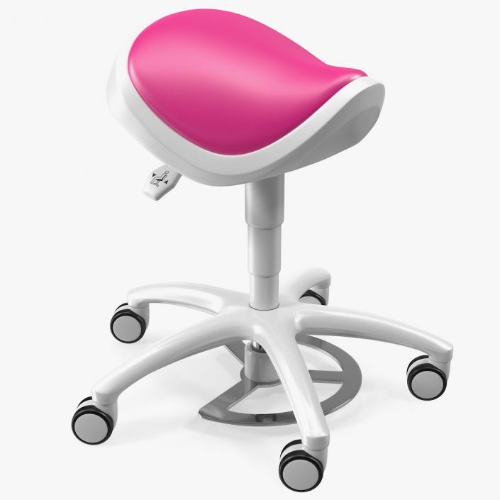 Planmeca Olo Dental Saddle Stool 3D