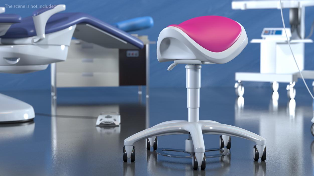 Planmeca Olo Dental Saddle Stool 3D