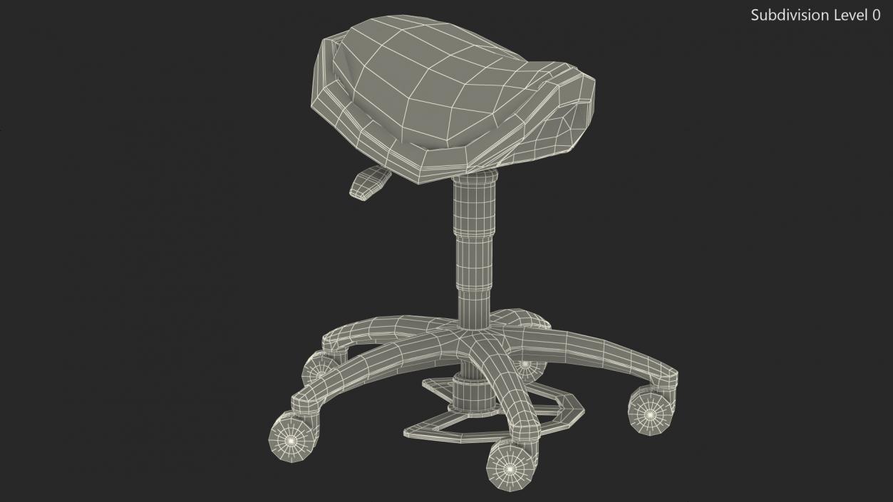 Planmeca Olo Dental Saddle Stool 3D