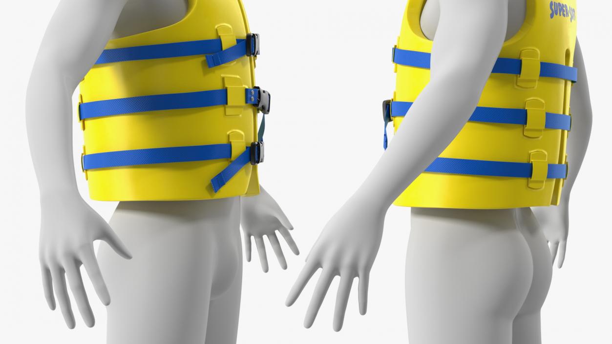 3D model Super Soft Adult Medium Life Jacket