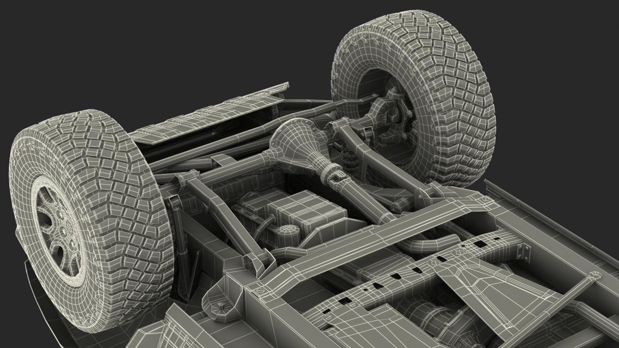 3D Two Door 4X4 SUV