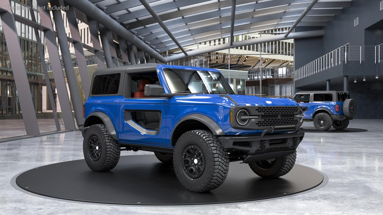 3D Two Door 4X4 SUV