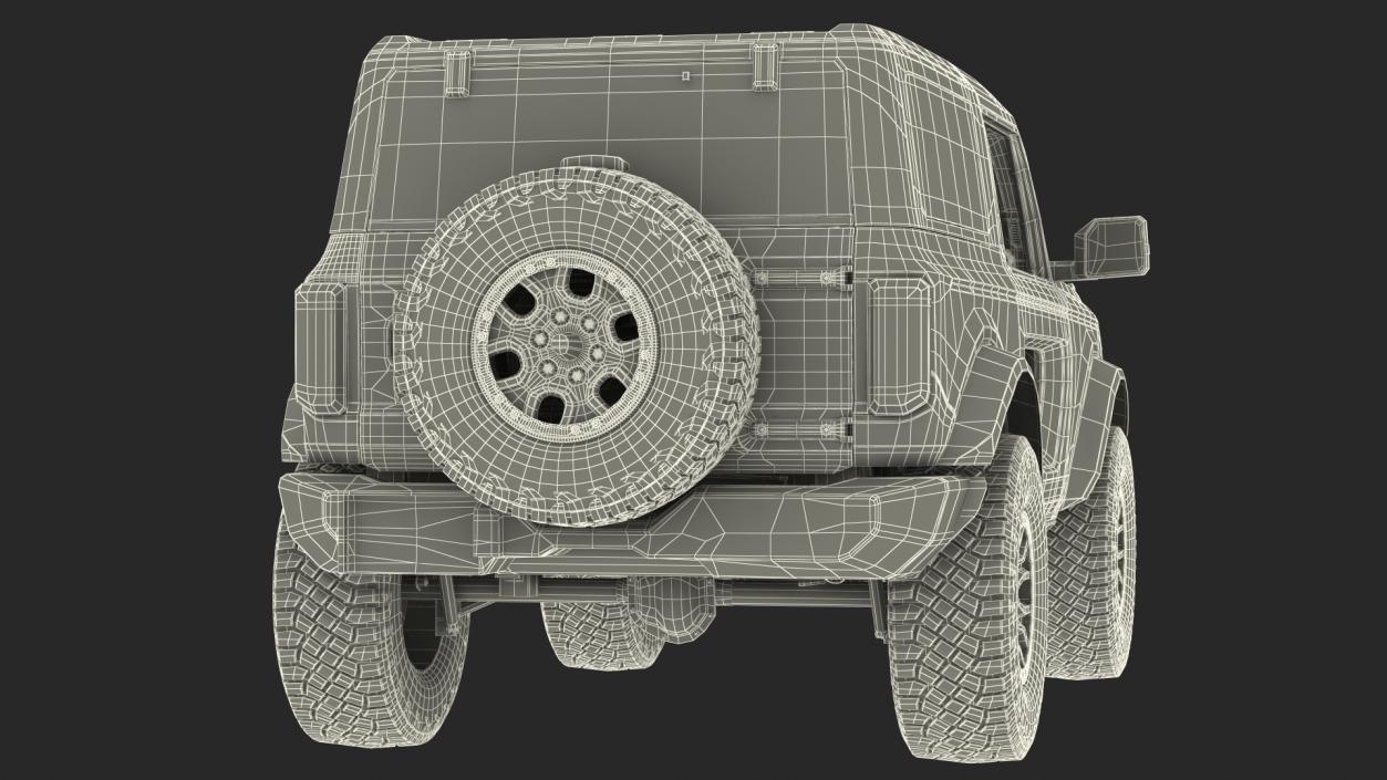 3D Two Door 4X4 SUV