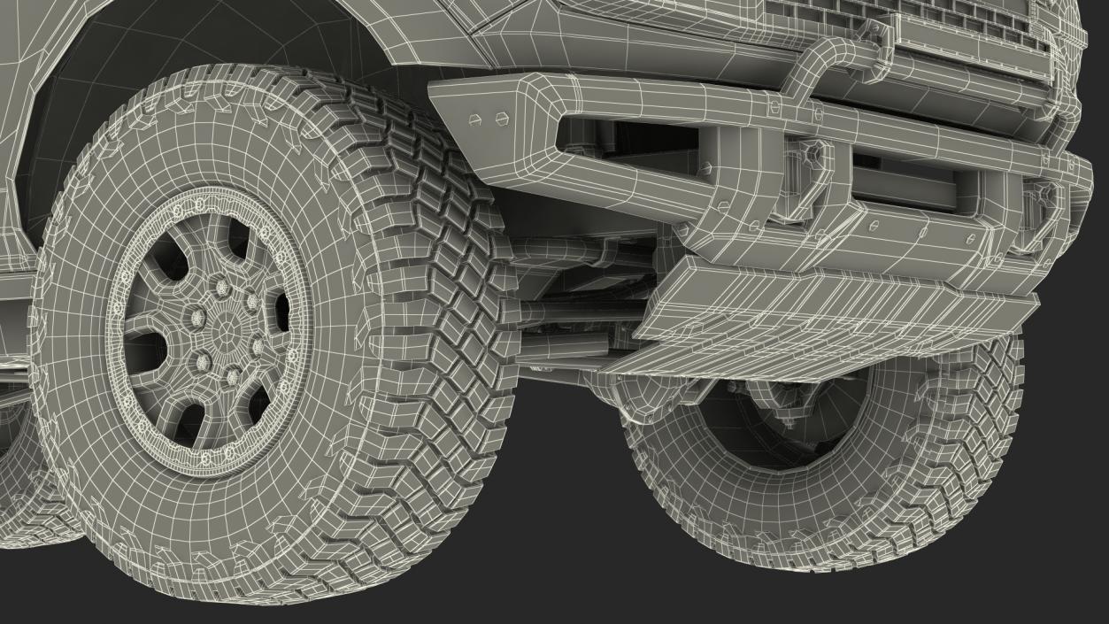 3D Two Door 4X4 SUV