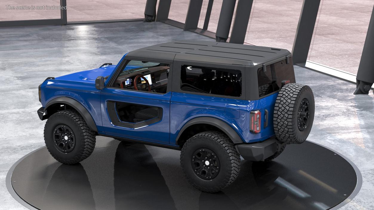 3D Two Door 4X4 SUV