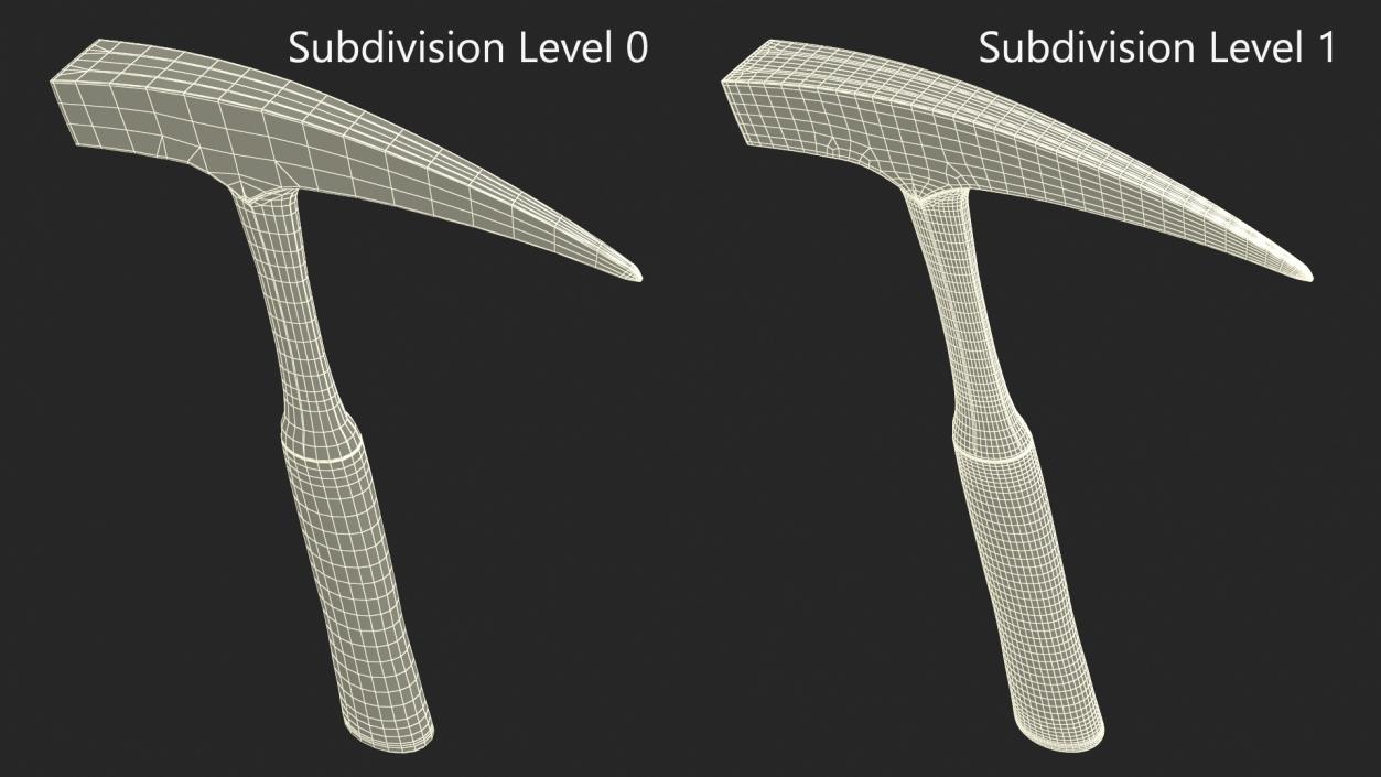 3D Rock Pick Hammer